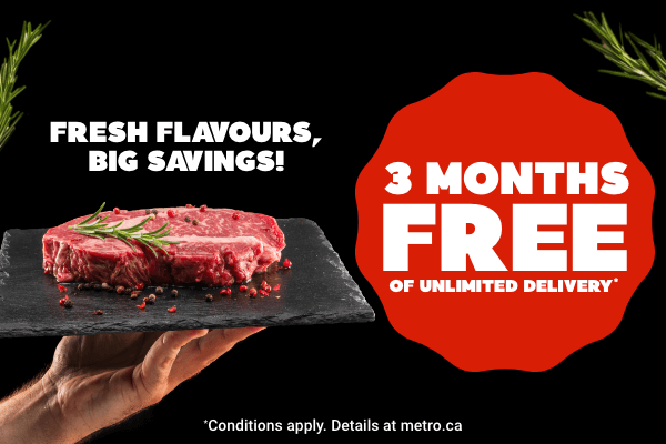 Fresh Flavours, Big Savings! 3 Months Free of Unlimited Delivery. *Conditions apply.