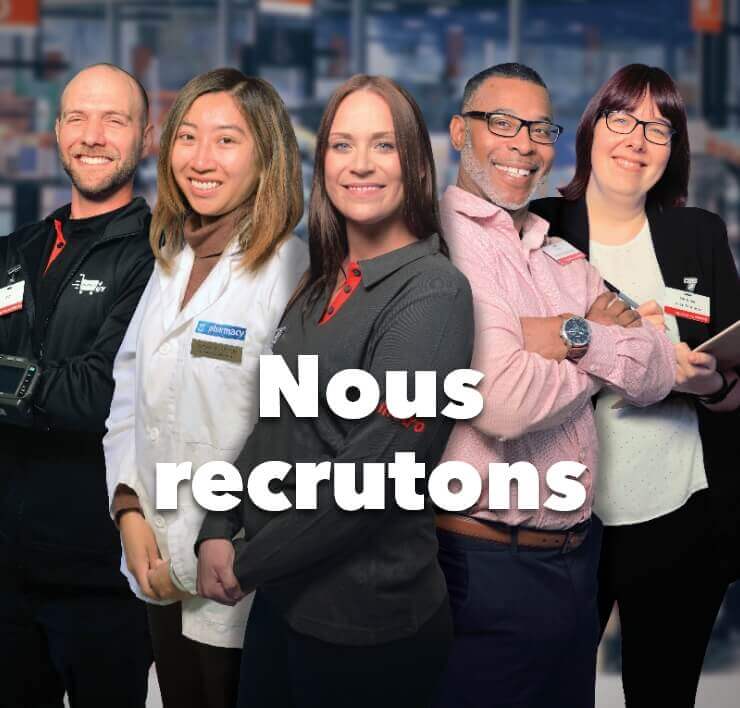 Nous recrutons.