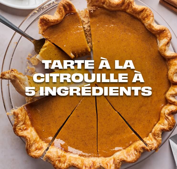 Recette - Tarte à la citrouille à 5 ingrédients