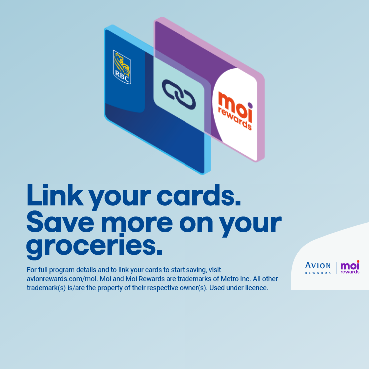 Link your cards. Save more on your groceries.