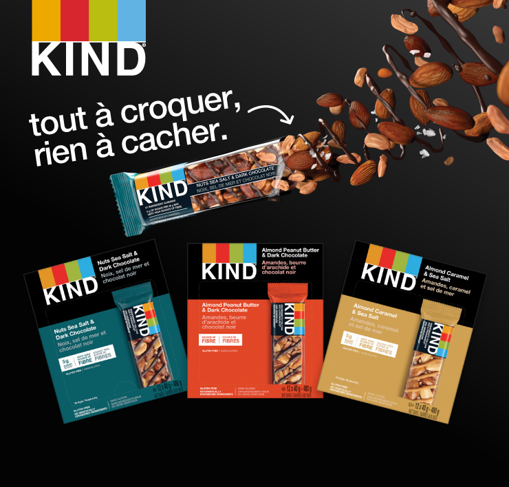 KIND tout à croquer, rien à cacher.