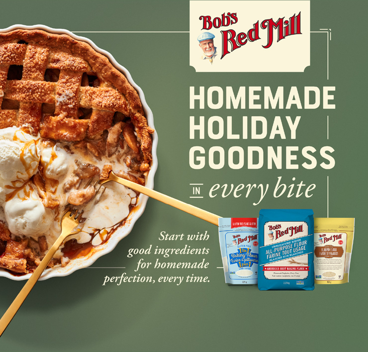 Bob's Red Mill - Homemade holiday goodness in every bite. Start with good ingredients for homemade perfection, every time.