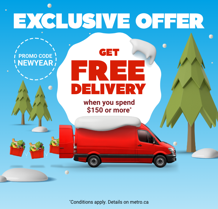 Exclusive Offer. Get Free Delivery when you Spend $150 or More.* Promo Code NEWYEAR *Conditions apply.