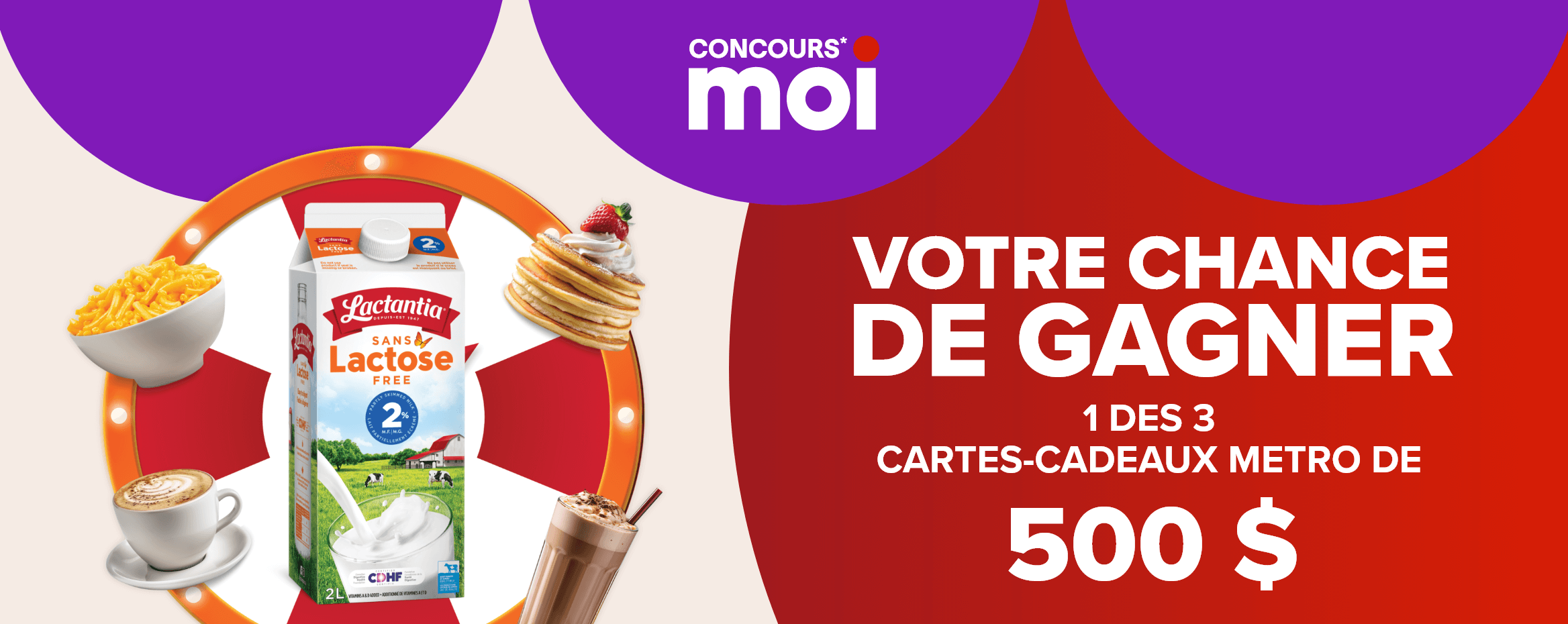 Concours* Moi - Votre chance de gagner 1 des 3 cartes-cadeaux Metro de 500 $