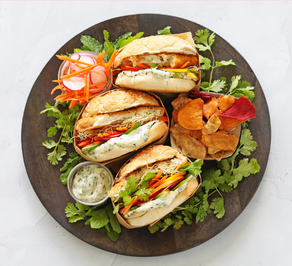 Signature Cuts Crispy Breaded Haddock Banh Mi