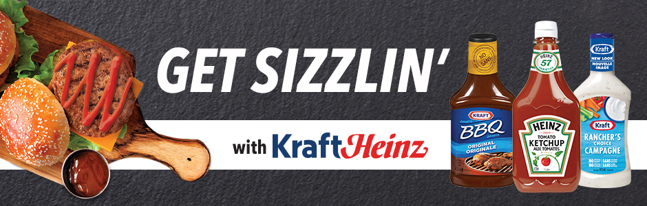 Get sizzlin' with Kraft Heinz