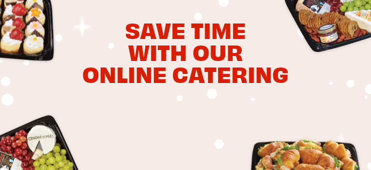 save time with our online catering