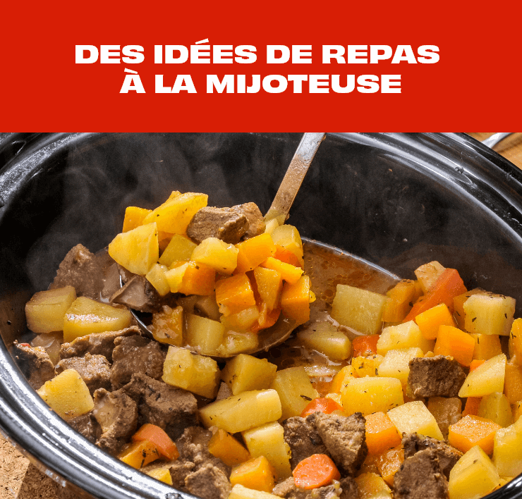 des idées de repas à la mijoteuse