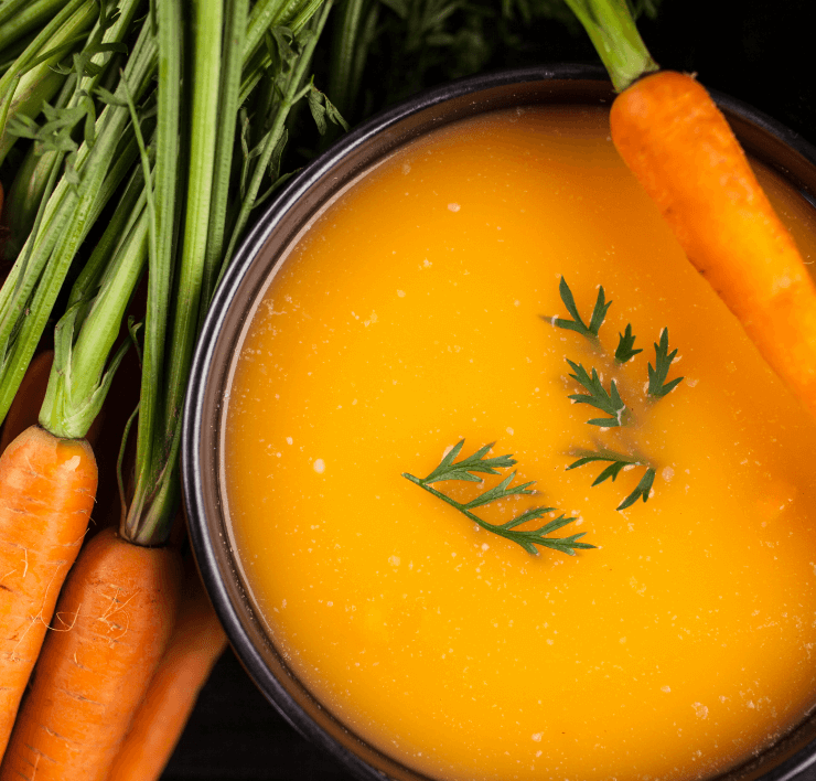 orange-scented carrot soup