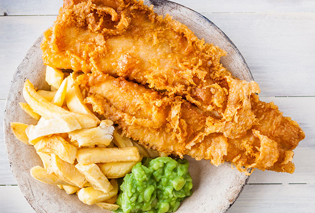 5 variantes de fish and chips