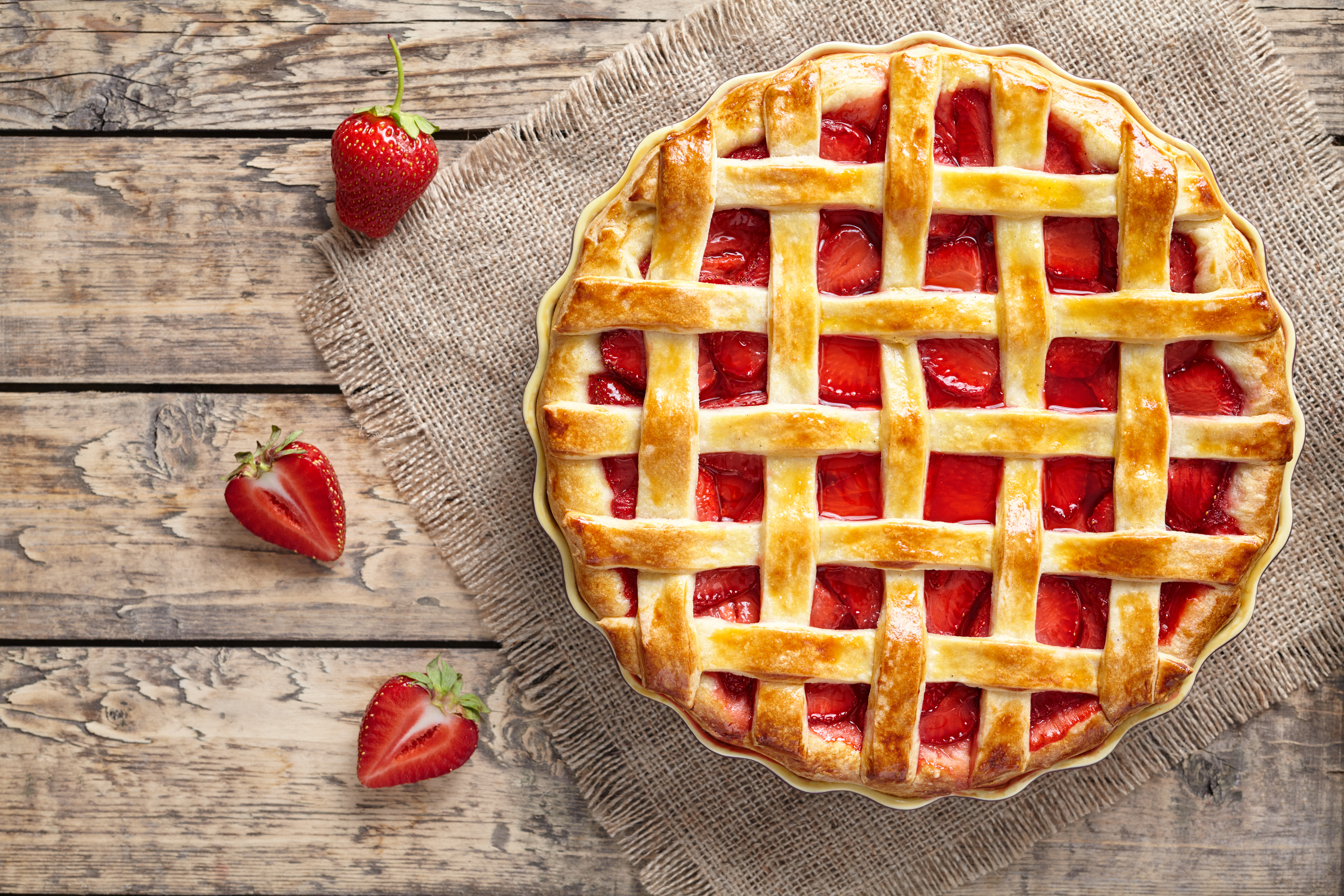 Délicieuse tarte aux fraises