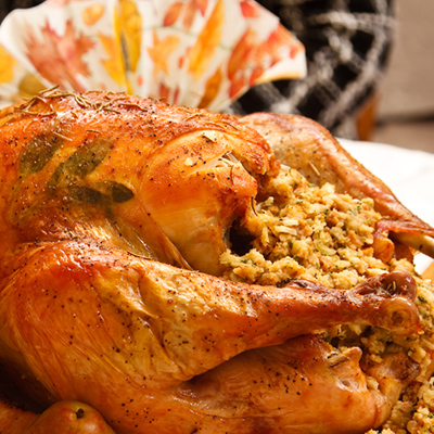 Roast Turkey with Apricot Stuffing