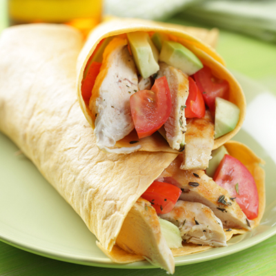 Chicken and Avocado Wrap