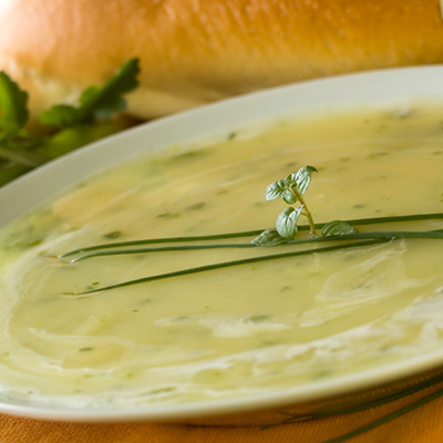 Soupe de poireaux et pommes de terre