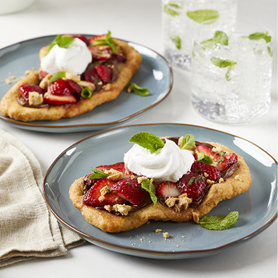 Maple and Strawberry Flat Donuts