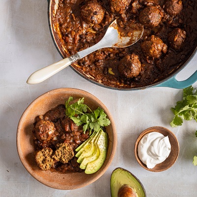 Boulettes végé mexicaines