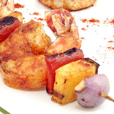 Island Shrimp Brochettes