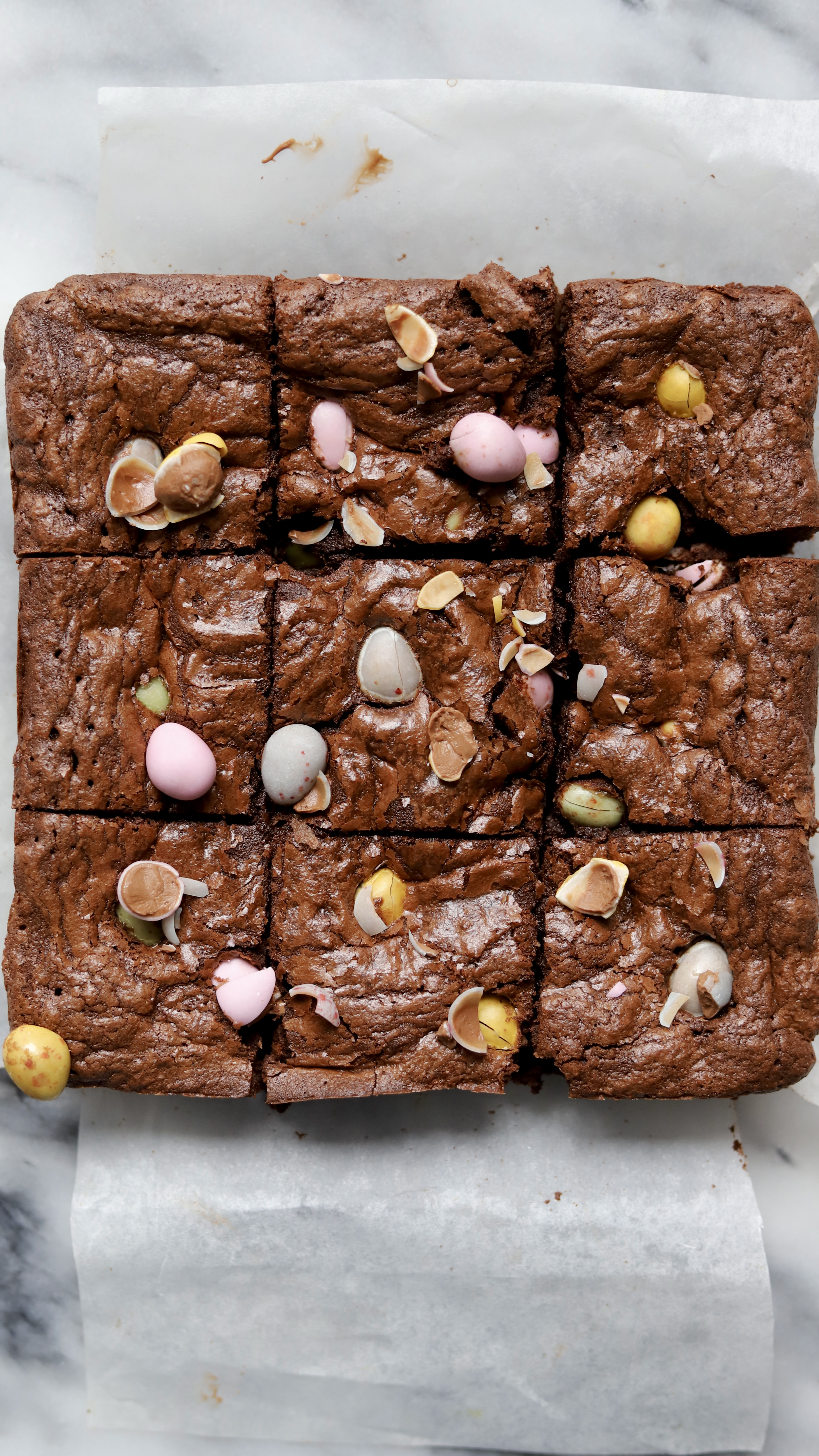 Mini Milk Chocolate Egg Brownies