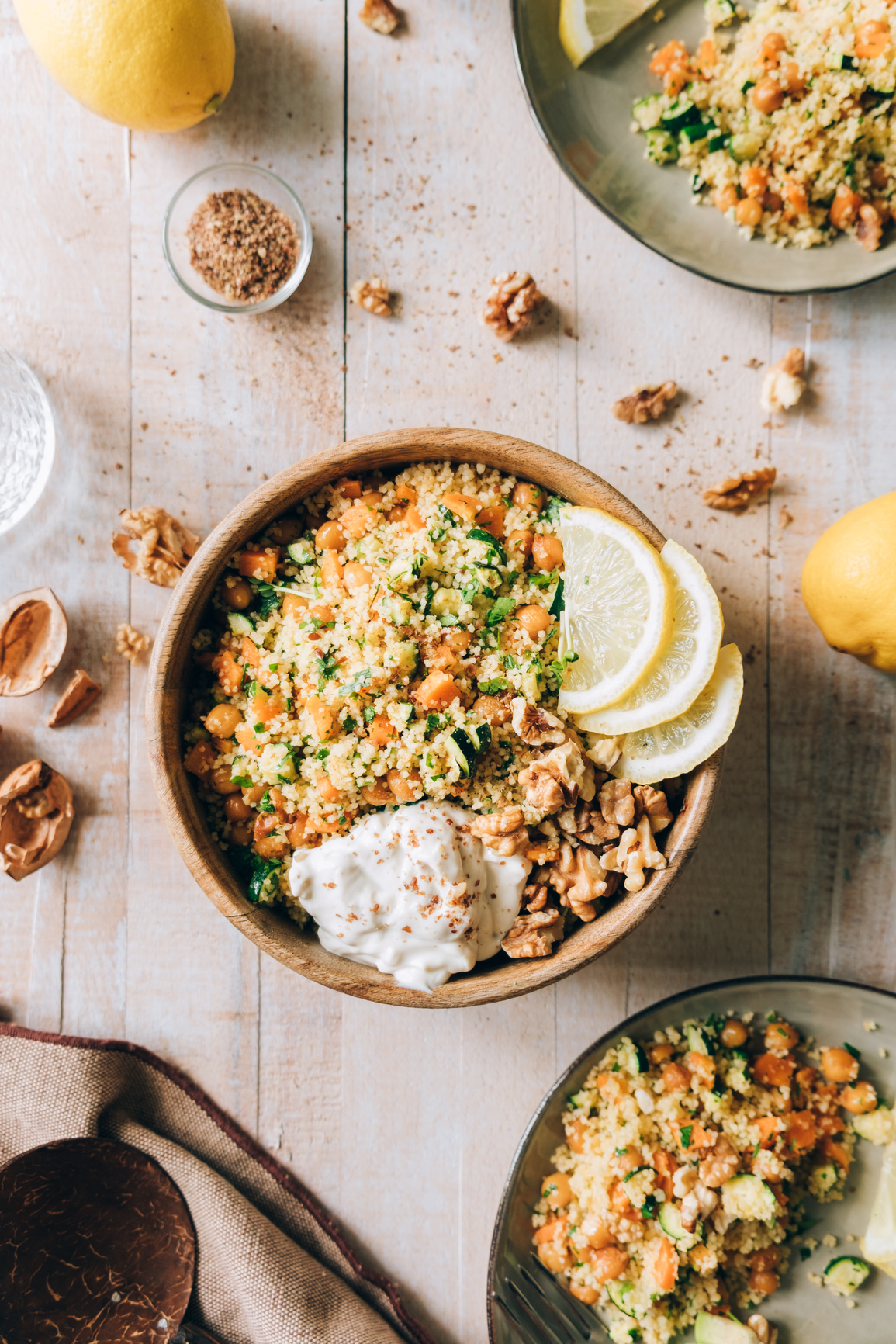 Vegetarian Couscous with Feta