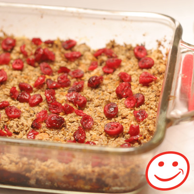 Cranberry Pear Crisp