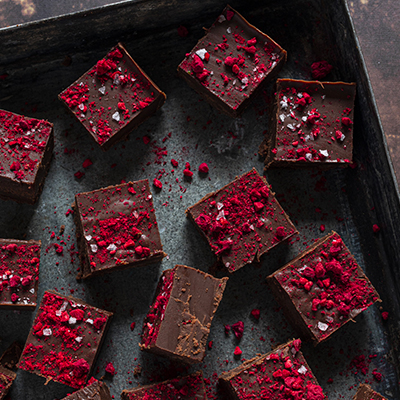 Minute sea salt fudge