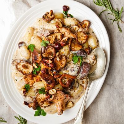 Gnocchi crémeux aux champignons