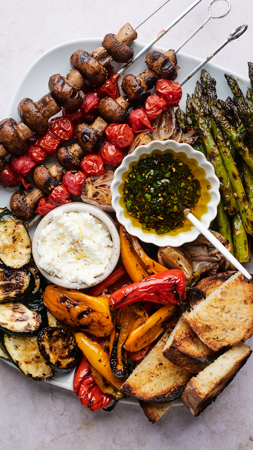 Plateau aux légumes grillés