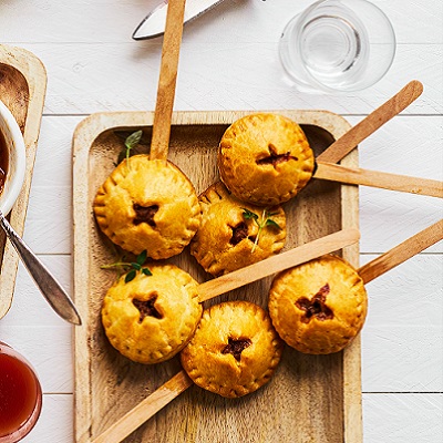 Mini tourtières sur bâton