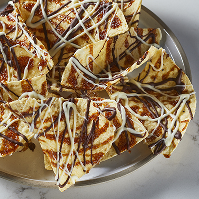 Nachos de dessert à la citrouille épicée et au caramel TostitosMD