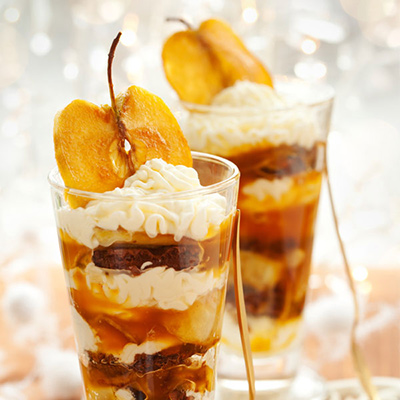 Pommes caramélisées au fromage