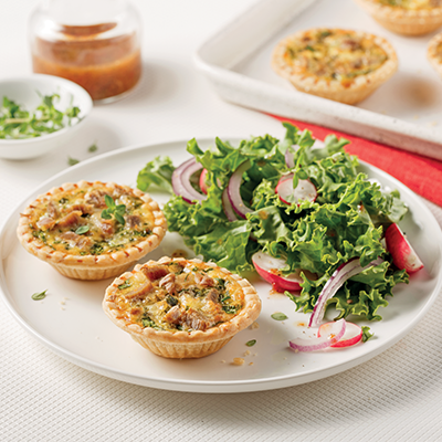 Confit Duck Quiches