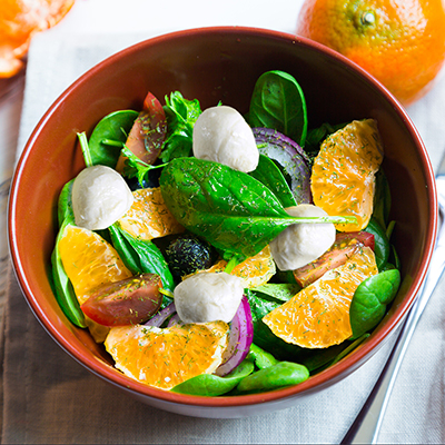 Spinach and Clementine Salad