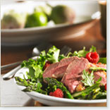 Duck Breast and Asparagus Salad with Raspberry Dressing