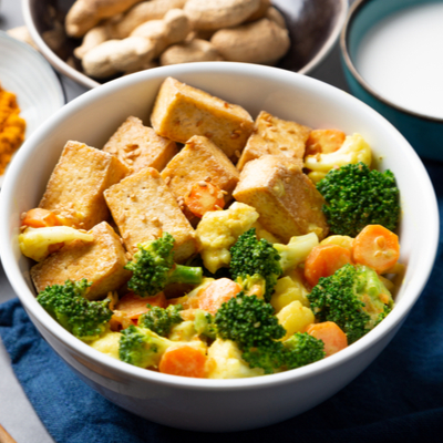 Vegetable, Clementine and Tofu Stir-fry