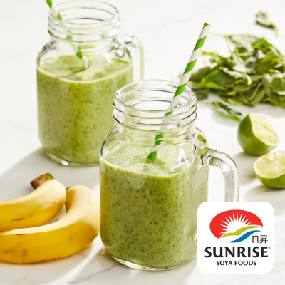 Smoothie banane, ananas et
chou frisé Sunrise