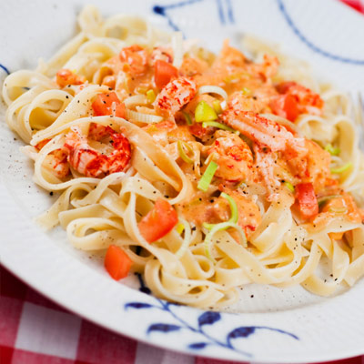 Marine Tagliatelle with Saffron