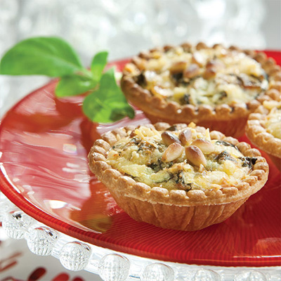 Swiss Chard and Pancetta Tarts