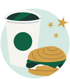 Collect Stars toward free food & drinks