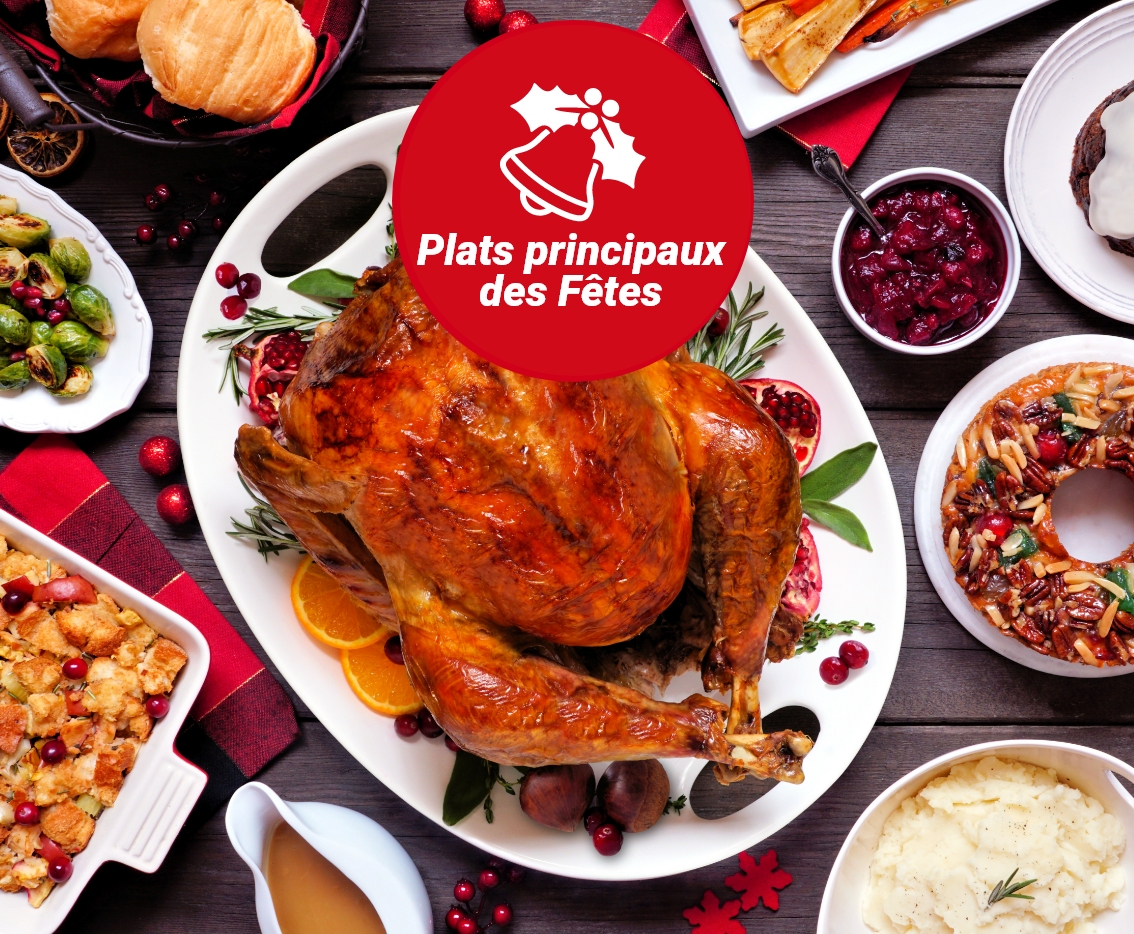 Plats princiaux des Fêtes